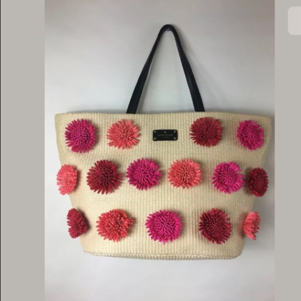 Kate Spade Montigo Avenue ANABETTE Straw Tote